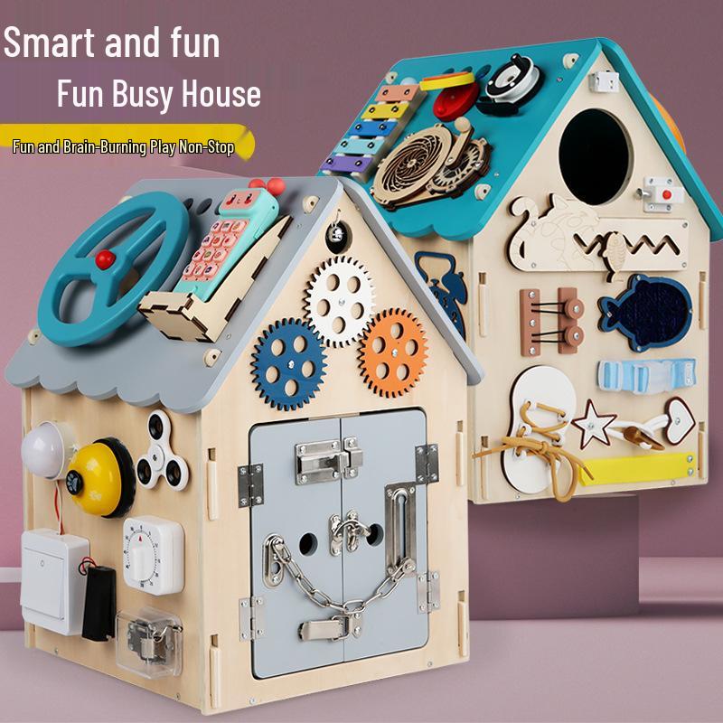 

Деревянная Монтессори развивающая доска: Развивающая игрушка-головоломка для детей