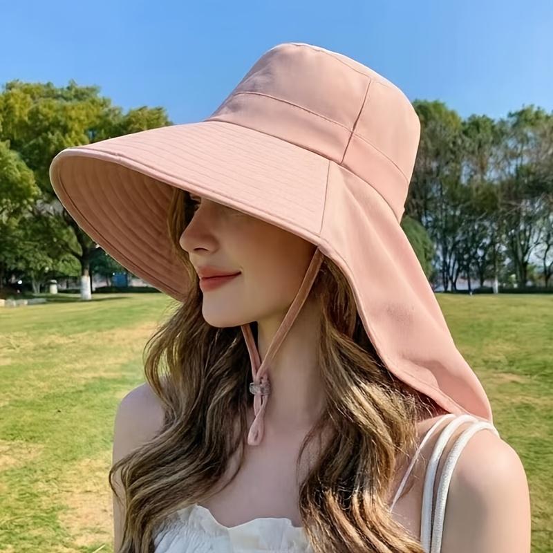 

Women s New Summer Sun Hat with Face Cover Shawl Sun Hat Fisherman Hat Cycling Outdoor Sun Hat Hat