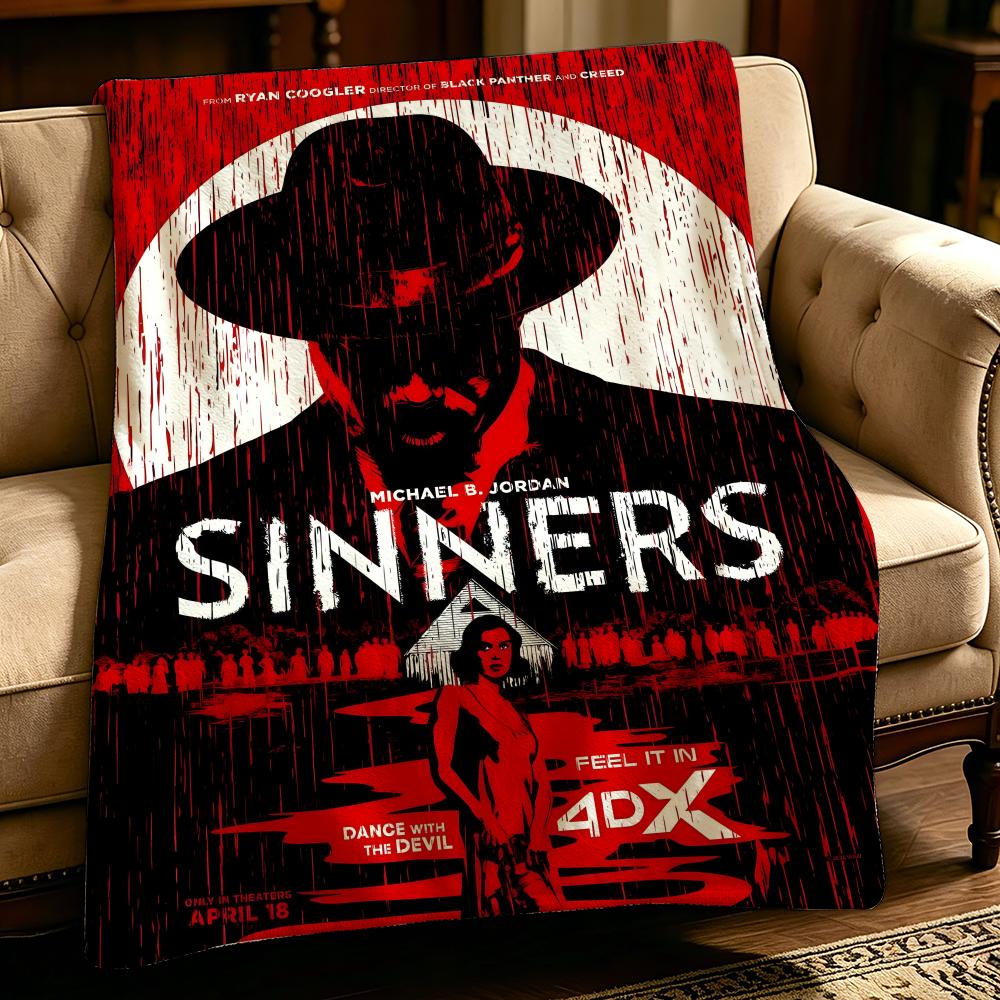 Film S-Sinners-S Dicker Komfort Flanell-Steppdecke, Vielseitig einsetzbar Innen Außen Tägliches Nickerchen