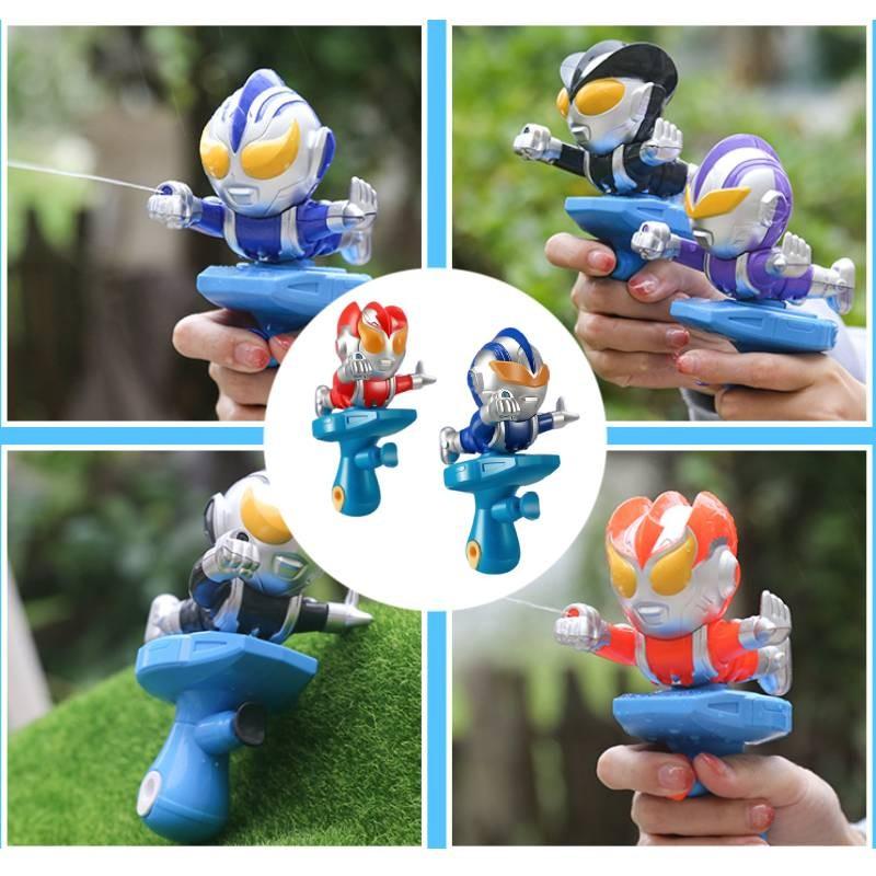 Spraying Water Ultraman Toys Children Interactive Play Outdoor Cartoon Toy Water