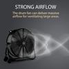 XPOWER FD-630D Hochgeschwindigkeits Industrie 24" Tragbarer Boden-Trommelventilator Fabrikwerkstatt