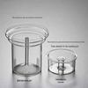 High-Temperature Resistant 1L Transparent Glass Teapot with Handle for Fire Cooking, Ins Style Tea Set