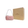 Coach Nolita 19 Solid Color Letter Large Logo Quilted Zipper Closure Lambskin Storage Handbag Small Women handbags Light-Pink CJ527-SVLP