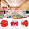 10 Pcs Chair Sashes Stretchy Chair Back Bands Chair Ties Bows with Buckle Slider for Wedding Party Hotels Banquet Decoration