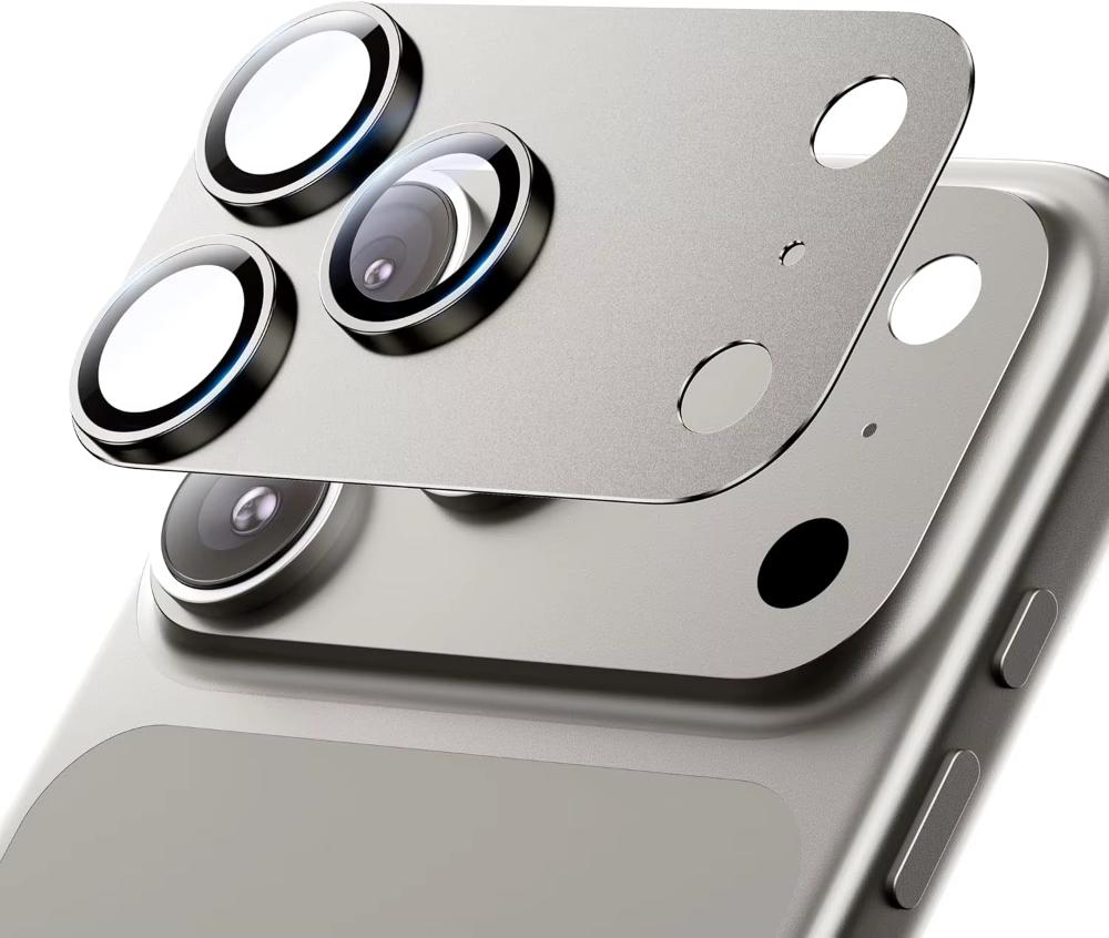 Original Metal Camera Armor Protect Cover For IPhone 17 Air Pro Max Anti-scratch HD Definition Glass Alloy Lens Ring Protect Cap