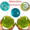 Squishy Green Apple Stress Ball Soft Fidget Sensory Toy for ADHD Autism Slow Rebound Squeeze Toy for Adults Kids Christmas Gift