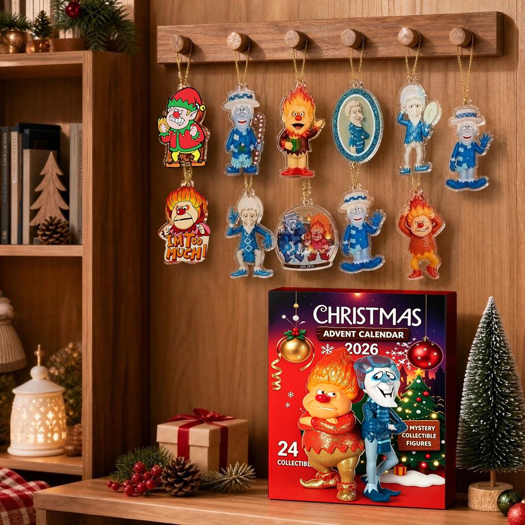 Pack Christmas Acrylic Ornament Toy Set for Tree Decorations