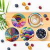 6Pcs Diamond Painting Coasters Balloon DIY Diamond Art Coaster DIY Diamond Crafts Projects for  Adults Gift