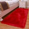Plush Imitation Wool Carpet for Living Room, Coffee Table Mat, White Sofa Throw, Display Blanket, or Bedside Rug