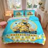 3Pcs Minions Party Invitations Bedding Sets For All Sizes New 3D Printed Bed Cover Comforter Duvet Cover Pillowcase Bedroom Decoration