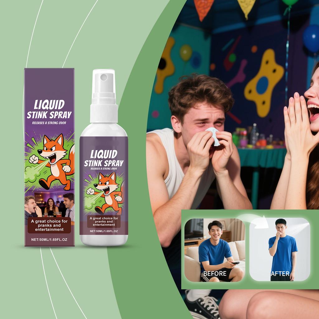 50ML Novelties Liquid Fart Gag Prank Joke Spray Can Stink Bomb Smelly Stinky Gas