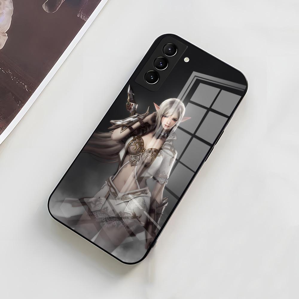 L-Lineage 2 Phone Case For Samsung A56 A36 A26 A16 A15 A25 A35 A55 A14 A34 A24 A54 Glass Case