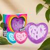 Nee-Doh Heart Squishy Toy Blind Box Cute Heart Shape Stress Relief Soft Slow Rebound Fun Portable Toy Surprise Toy Gift