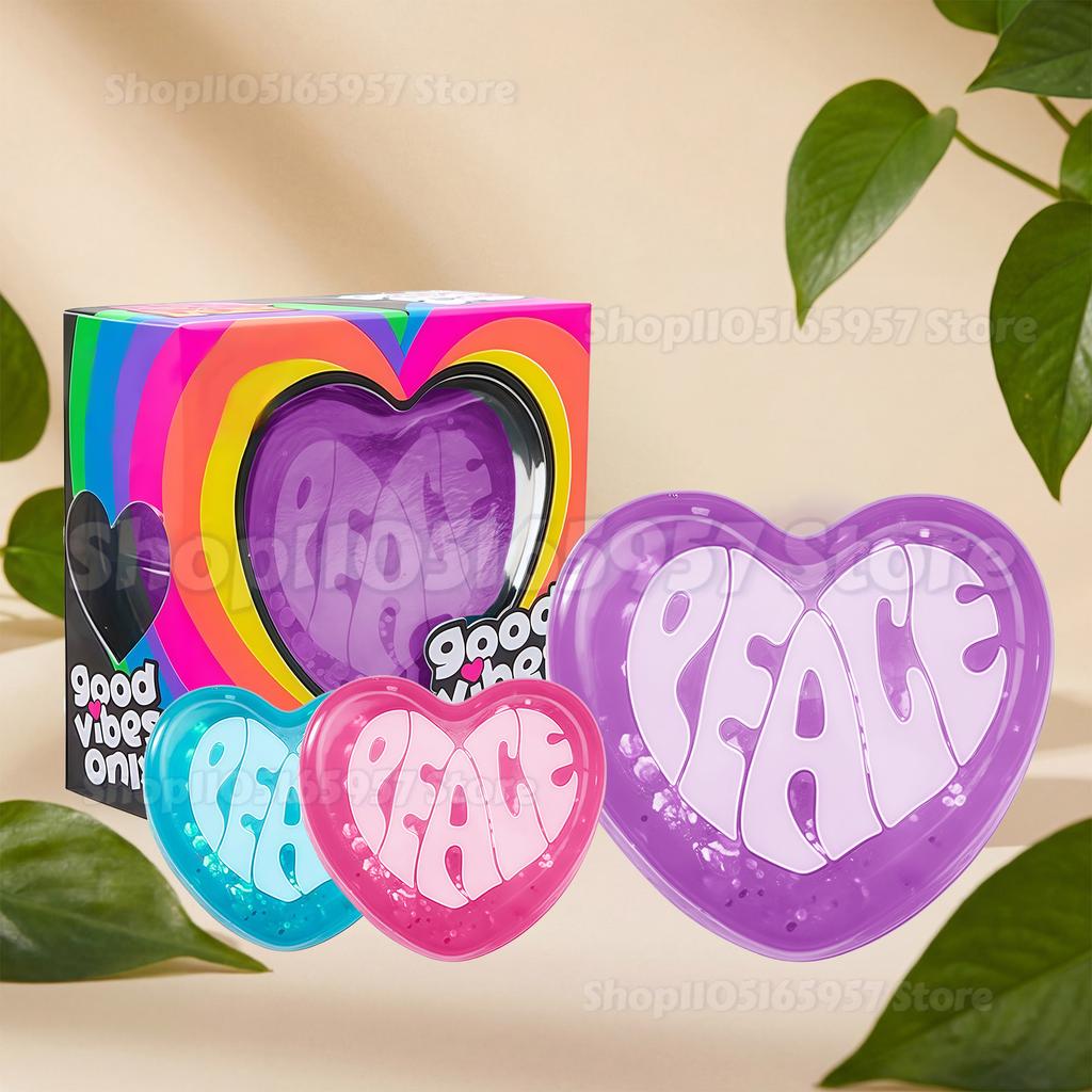 Nee-Doh Heart Squishy Toy Blind Box Cute Heart Shape Stress Relief Soft Slow Rebound Fun Portable Toy Surprise Toy Gift