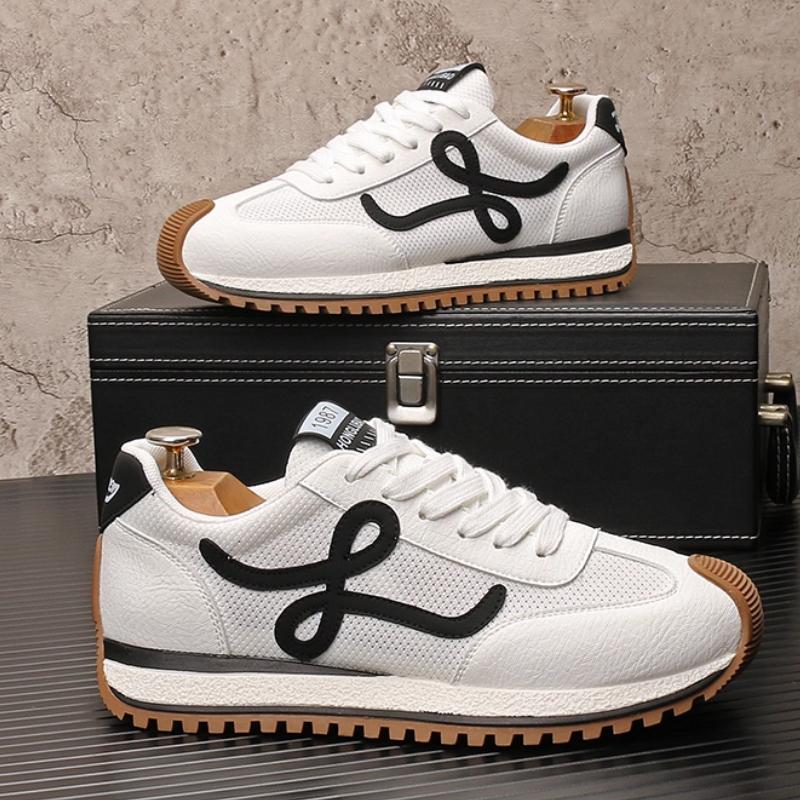 Fashion Forrest Gump Men's New Summer Breathable Mesh Sports Casual Shoes for Men, Simple and Versatile Thick-soled Dad Shoes