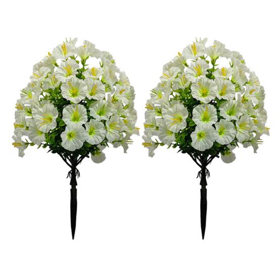 1/2 st Konstgjord Morgonhimmel Trädgårdsspett UV-beständig Falsk Blomsterpigga Bröllopsfest Inomhus Utomhus Trädgårdsvägg Falsk Blomsterdekoration