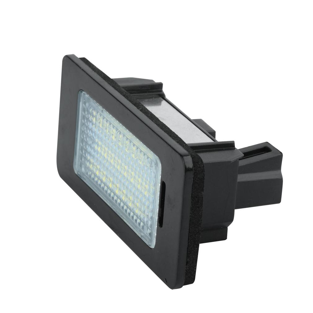 2 uds coche LED para placa de matrícula luz LED lámpara de licencia para VW Golf Canbus 2010-2021 OEM No. 5N0943021 3AF943021A