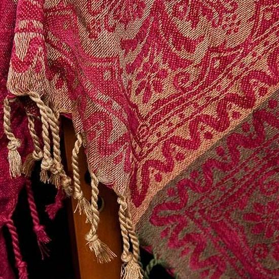 Coperta Plaid in Tessuto Cinigliato Stile Sud-Est Asiatico per Divano