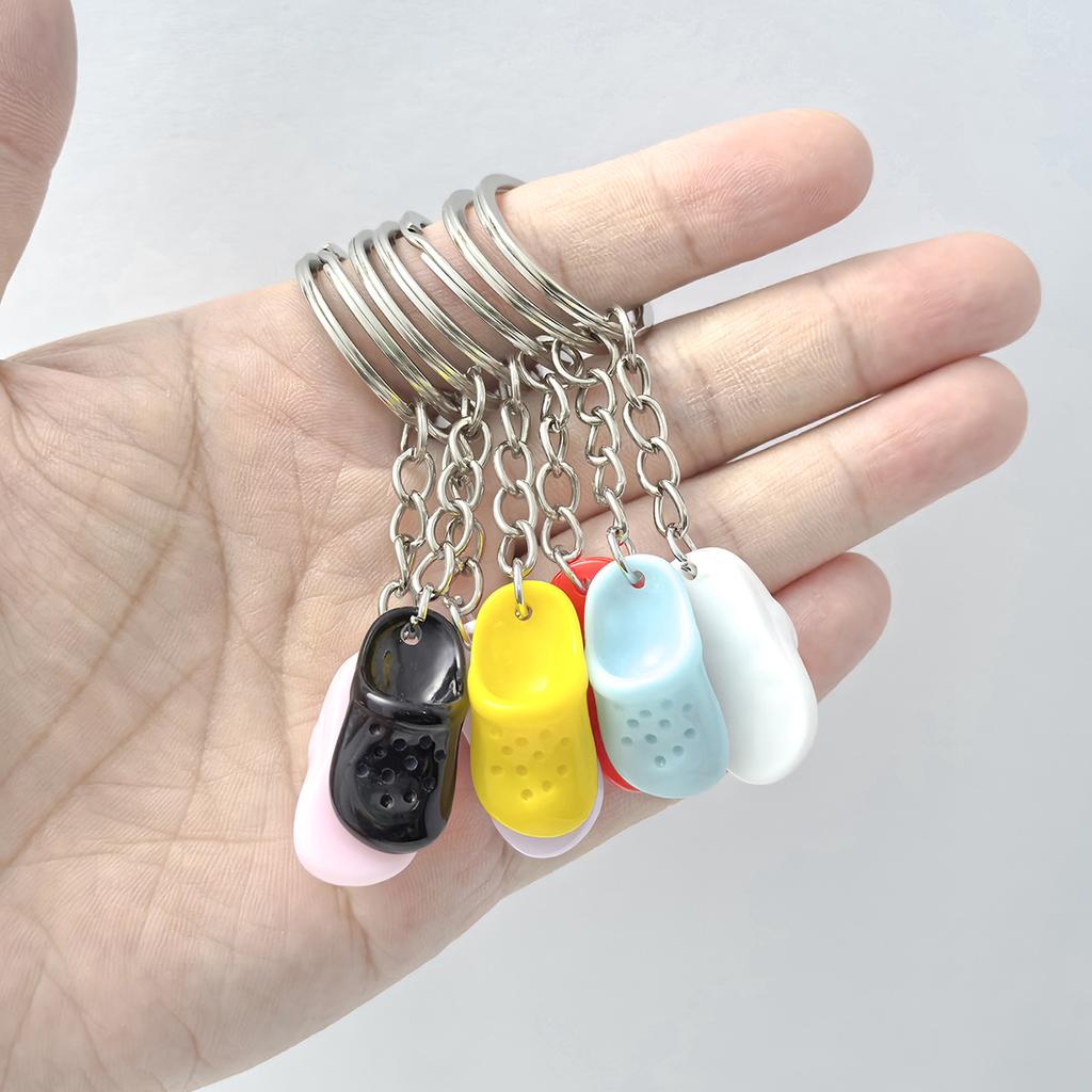 Lovely Slipper Keychain Personalized Bag Hanging Accessories Small Gift Couple Family Keychain Pendant