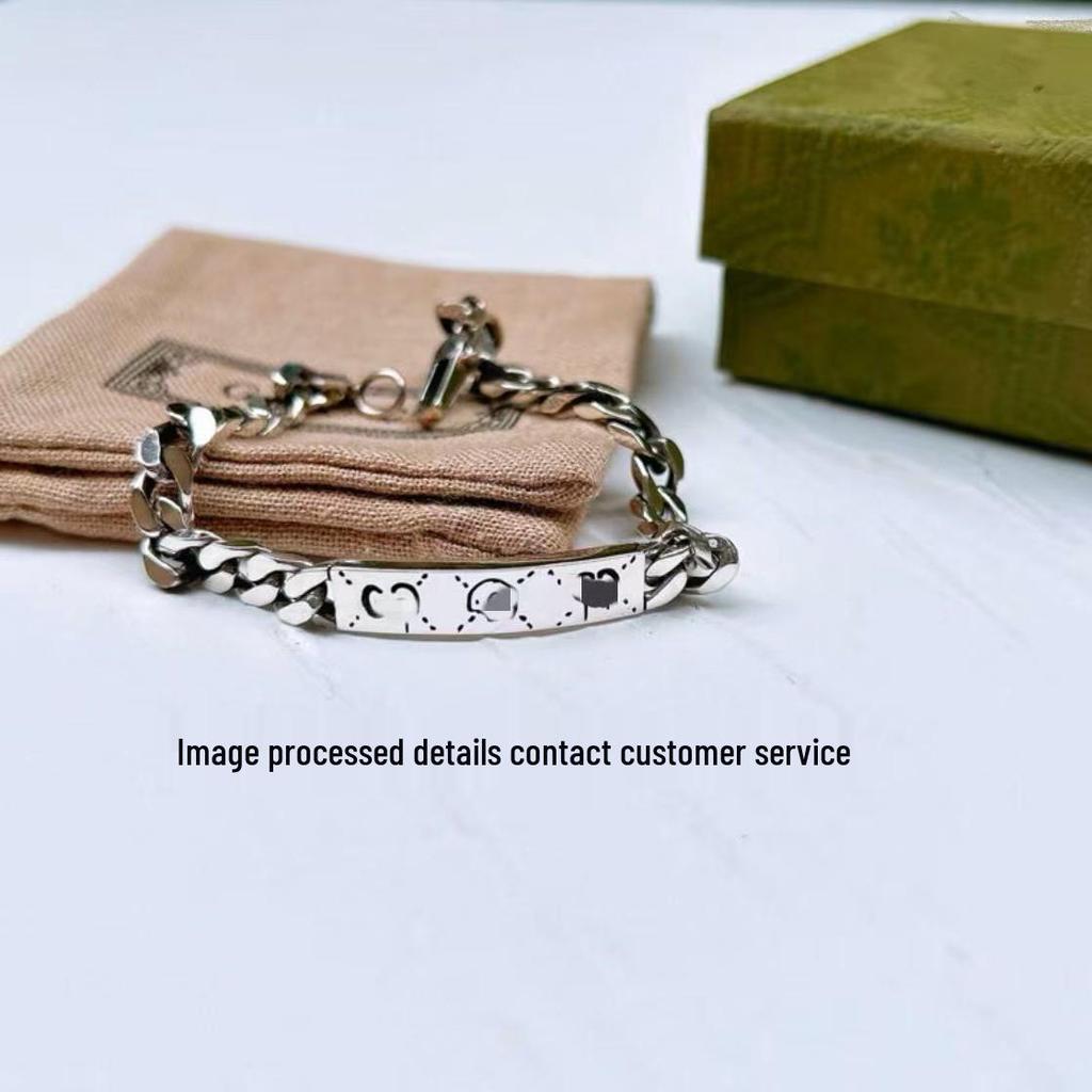 Sterling Silver Skull Couple Bracelet for Men and Women - Versatile and Elegant Design