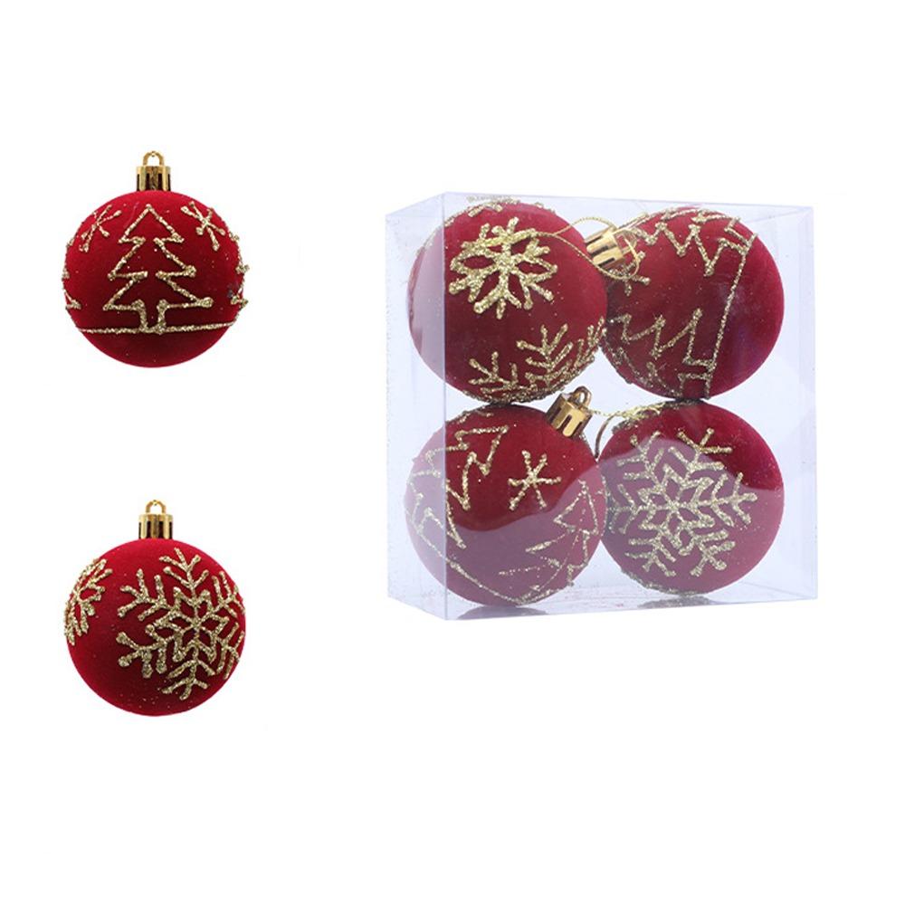 Plastic Christmas Decoative Balls Hanging Xmas Tree Ornaments Christmas Color Balls  Home Decor
