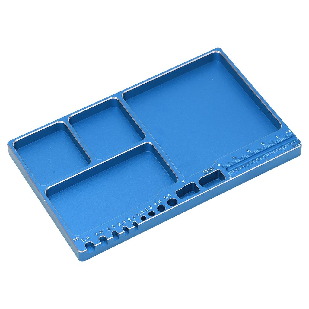 Magnetische Schraubenablage Aluminiumlegierung Magnetische Adsorption Weit verbreitet Magnetische Teileablage mit