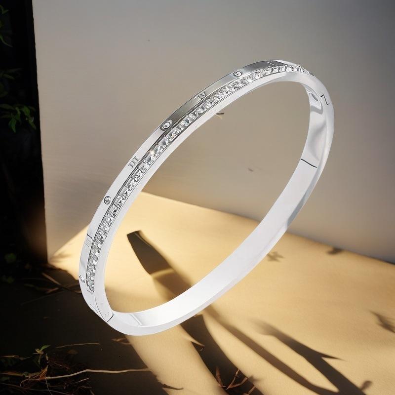 Bracelet Girls Niche Titanium Steel Jewelry Premium Sense Ins Wind Nail Opening Jewelry