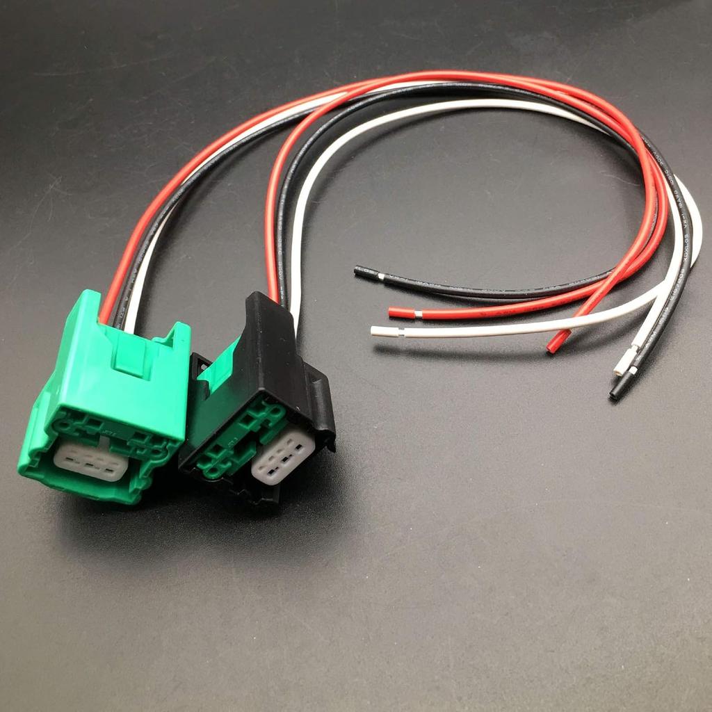 2PCS Connector Harness Plug Replacement Compatible with Nissan Infiniti Camshaft Position Crankshaft Sensor