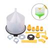 15Pcs/Set Car Accessories Fit Universal Vehicles Pour Oil Tool Spill Proof Coolant Filling Kit Plastic Filling Funnel Spout