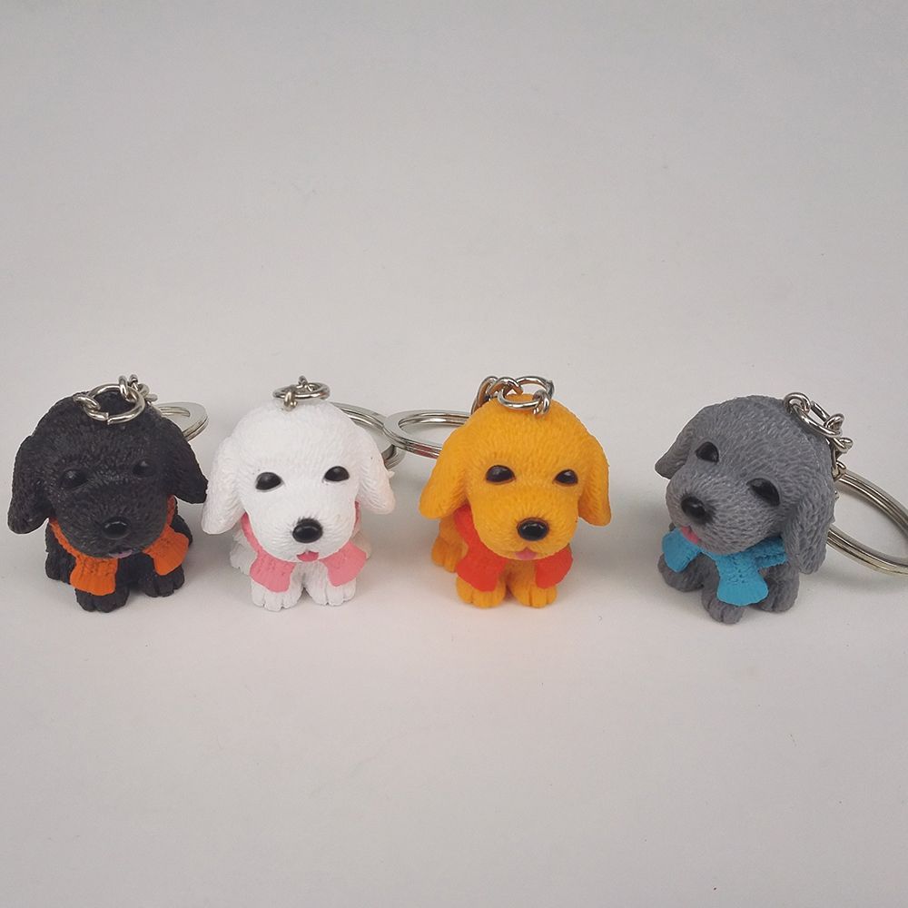 

Милый милый шарф собака животное смола модные украшения держатель для ключей брелок брелок