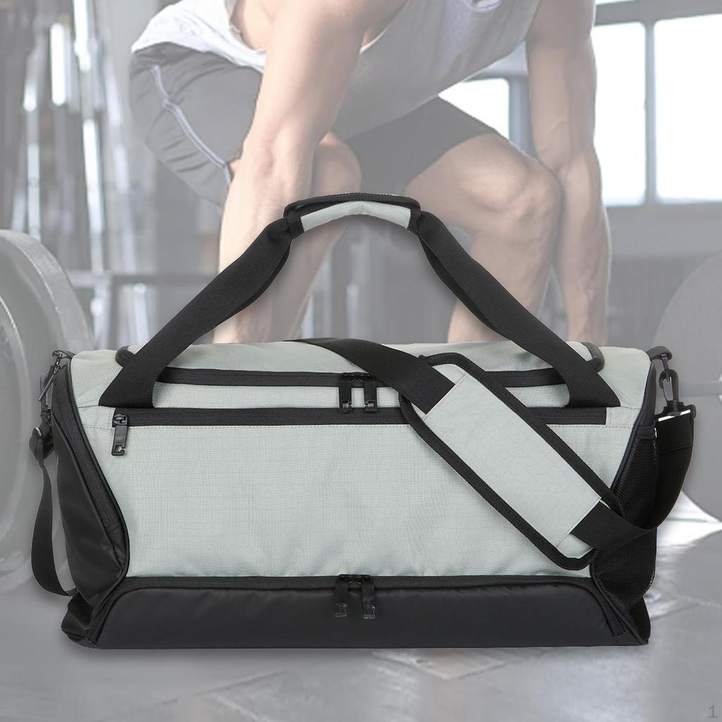 Travel Duffle Bag Carry On Overnight Sports Gym Adults Pouch Shoulder with Shoe