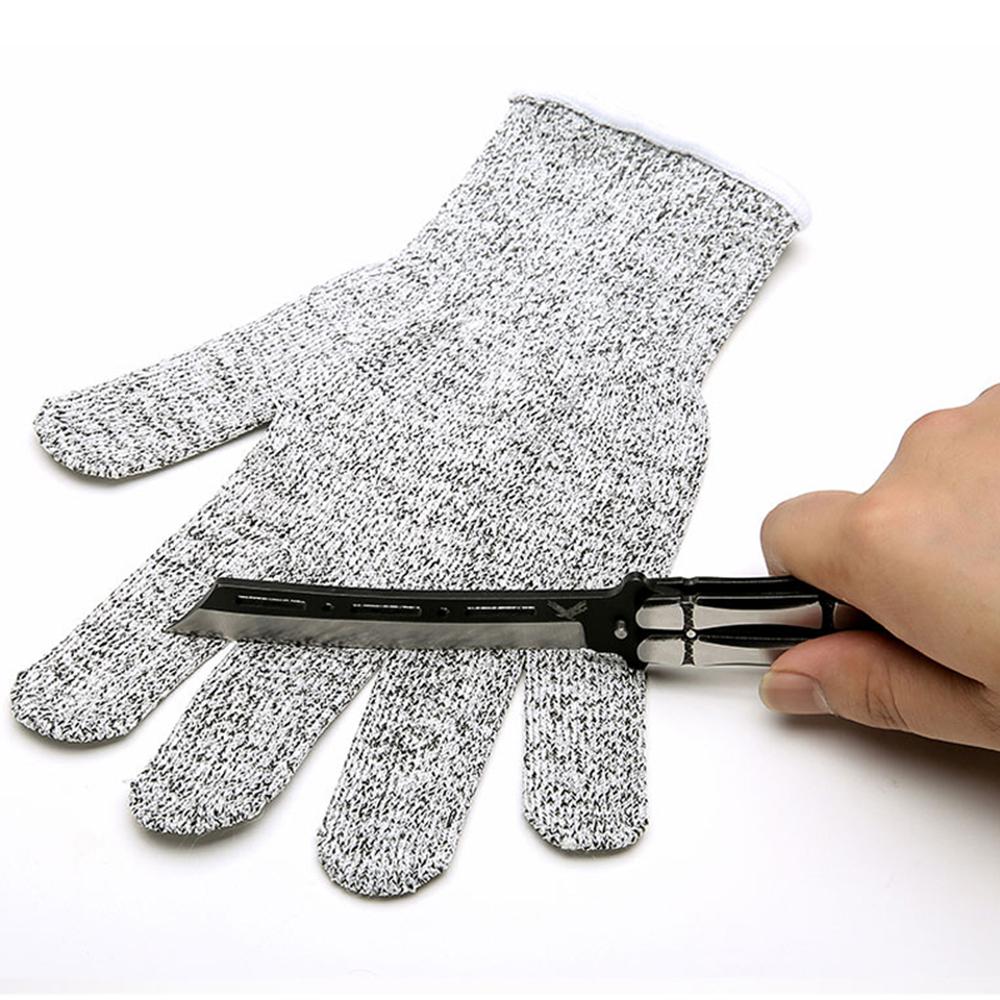 Schnittfeste Handschuhe 5. Schutzstufe Schnittfest Stichfest Edelstahl Draht Metallgewebe Küche Metzger Schnittfest Sicherheitshandschuhe S 20cm