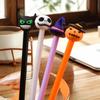 Spooktacular Cartoon Halloween Gel Pen Set - 5/10/15/20 Pcs; Pumpkin, Bat, Ghost Shapes; Perfect For Students