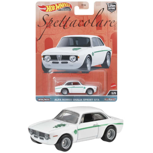

Hot Wheels Car Culture Spetta Colare - Alfa Romeo Giulia Sprint GTA [Ages 3 and up] HKC50