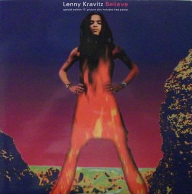 10inch Record LENNY KRAVITZ - Believe VUSA72 VIRGIN 1993 UK Rock Used