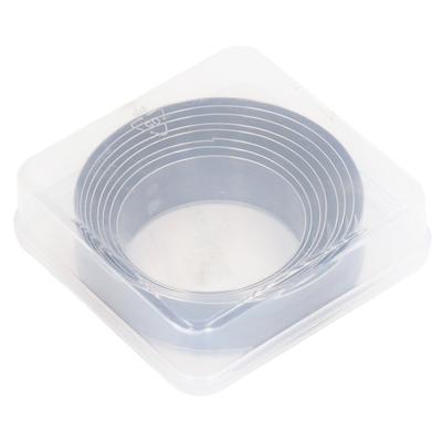 Set de Matrițe de Perforare din Piele cu 8 Bucăți, Formă Rotundă, Oțel Aliat, Kit de Instrumente de Perforare, Matriță de Tăiere pentru Carton DIY