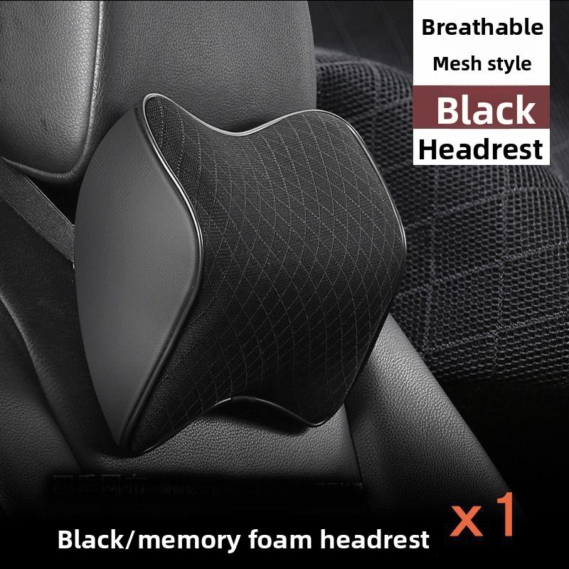 Car Headrest Waist Pillow Car Memory Cotton Neck Pillow Car Seat Car Pillow Back Pad Support Comfortable