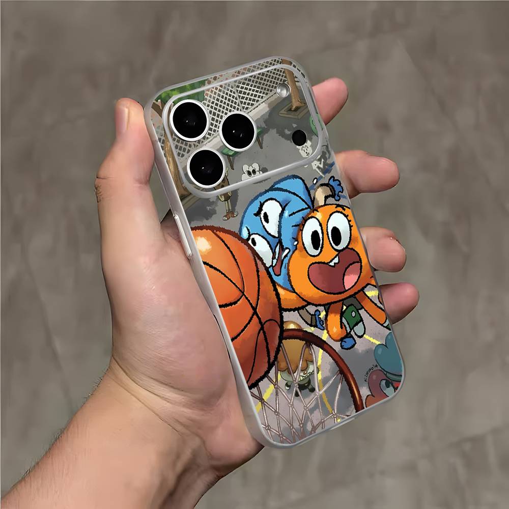 

Amazing World G-GumballS Magnetic Wireless Charging Transparent White Phone Case For iPhone 17,16,15,14,13,12,11,Pro,Max,Plus iPhone11PROMAX