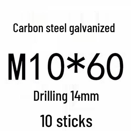 Extra Long Expansion Screws Set - Pull-Out Bolts M6/M8/M10/M12/M14/M16 in Various Sizes (200x250x300x400)