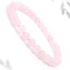 Bracelet - Rose Quartz - 8mm - Natural Stone - Lithotherapy Jewelry - Gift Idea