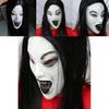Female Ghost Mask Latex Costume Accessory For Horror Themed Events