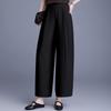 Spring 2026 Elegant Casual High Waist Wide Leg Pants for Middle-Aged and Elderly Women