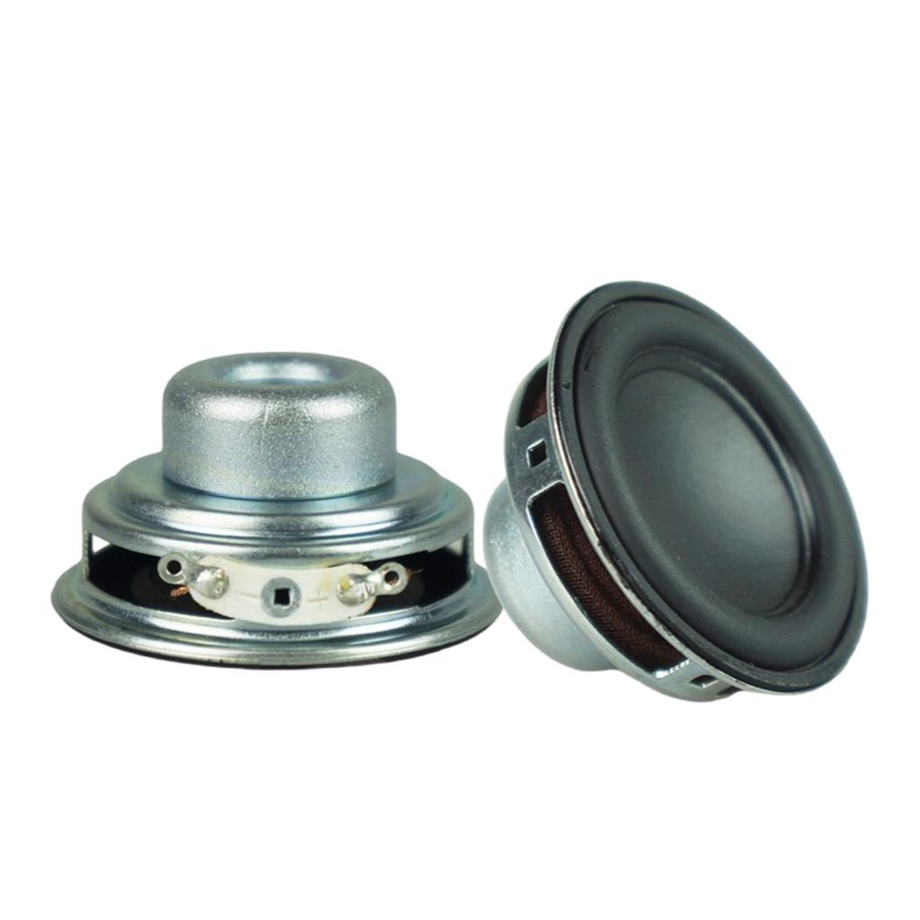 2 buc 45mm 4Ohm 8W Difuzoare Portabile 1.7inch 16 Miezuri Gama Completa Mica Lateral Cauciuc Difuzor Magnetic Intern de Rezerva