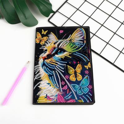 50-seitiges A5-Format 5D DIY Diamantkunst Malen Notizbuch Set Strass Kunst Malen Notizbuch Set Diamant Malen Notizbuch Set