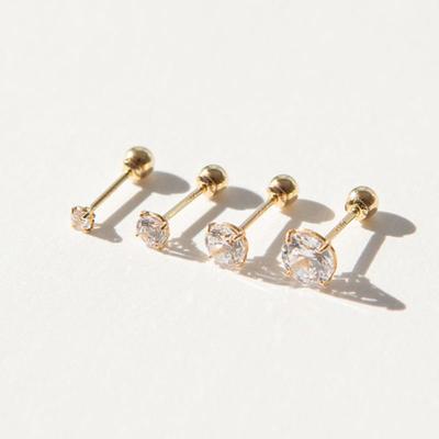 LUNNE 14k Cubic Piercing (14 Karat Gold) #PI03