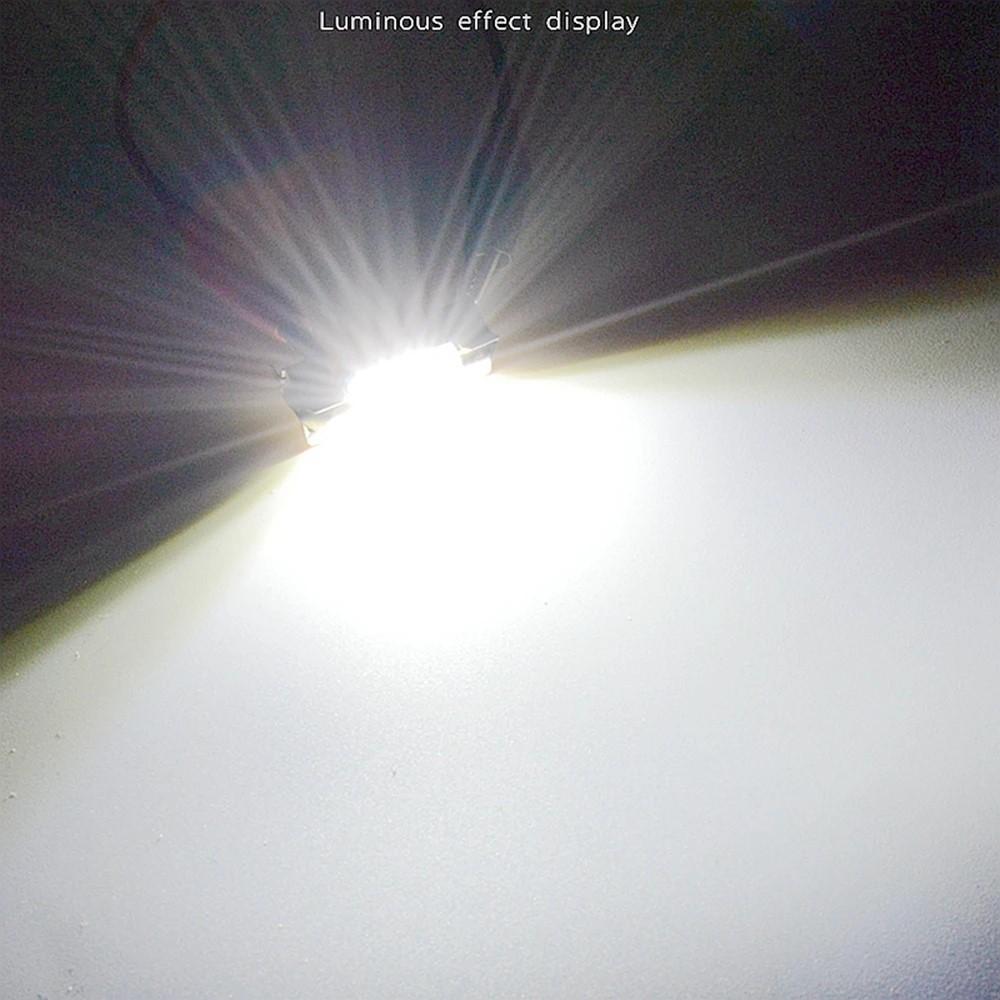 10pcs CANBUS Decoder 1860 Dual Peak Lamp 31MM 36MM 39MM 41MM LED Roof Light Reading Lamp C5W C10W Ultra Bright 12V