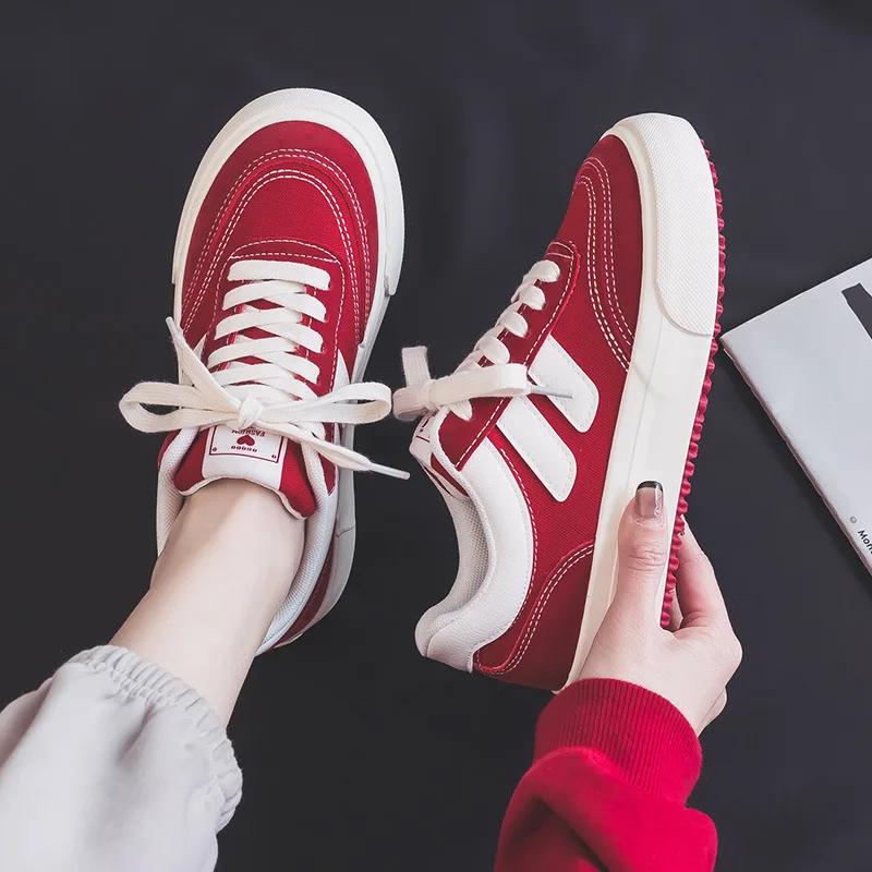 Fashion Girls Brand Outdoor Casual Spring Walking Sneakers Women Jogging Vulcanized Shoes Chunky Flats Sport Platform Tainers Tennis