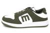 Sneakers Low Cut Combination Color Athletic Shoes Sports [Mozu] Women's White/Khaki 24.5cm