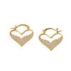 Personalized Heart-shaped Earrings for Women, Fashionable and Niche Design, Heart-shaped Earrings