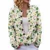 LXK-SPYK01 Sanpa crew neck cardigan new casual knitted sweater European and American jacket